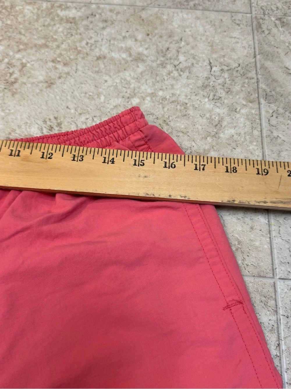 Patagonia Men’s Baggies Bundle 2 Pairs Pink Coral Hiking Outdoor Shorts Large